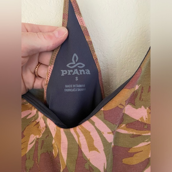 Prana Ayla Spaghetti Strap Racerback Midi Dress with Built in Bra - Picture 2 of 6